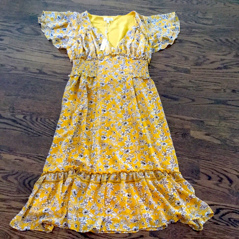 NWT Max Studio Floral midi dress